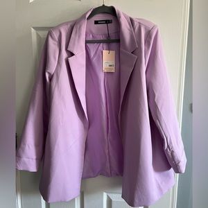 Lilac blazer perfect for spring!